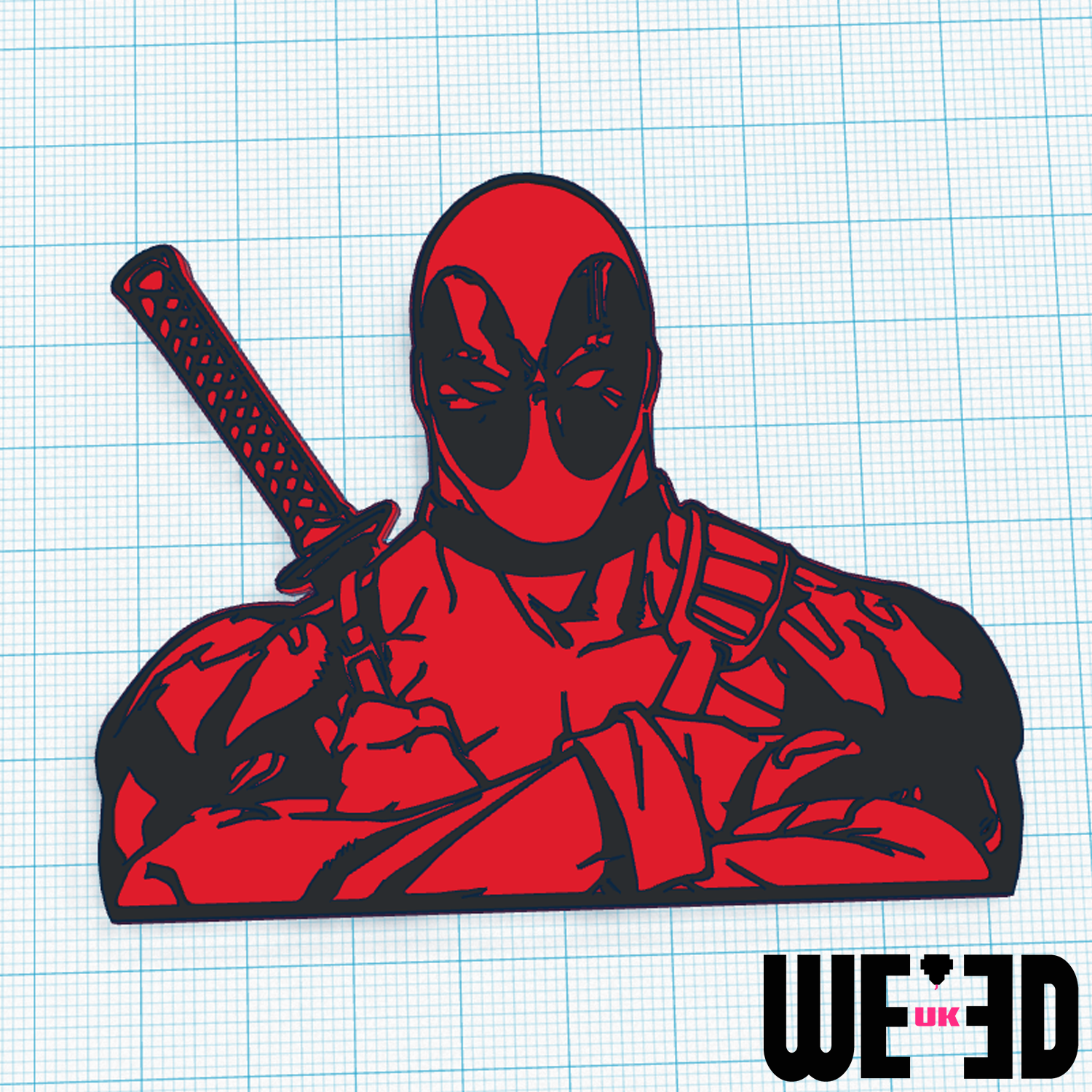 Deadpool Art - We3dUK