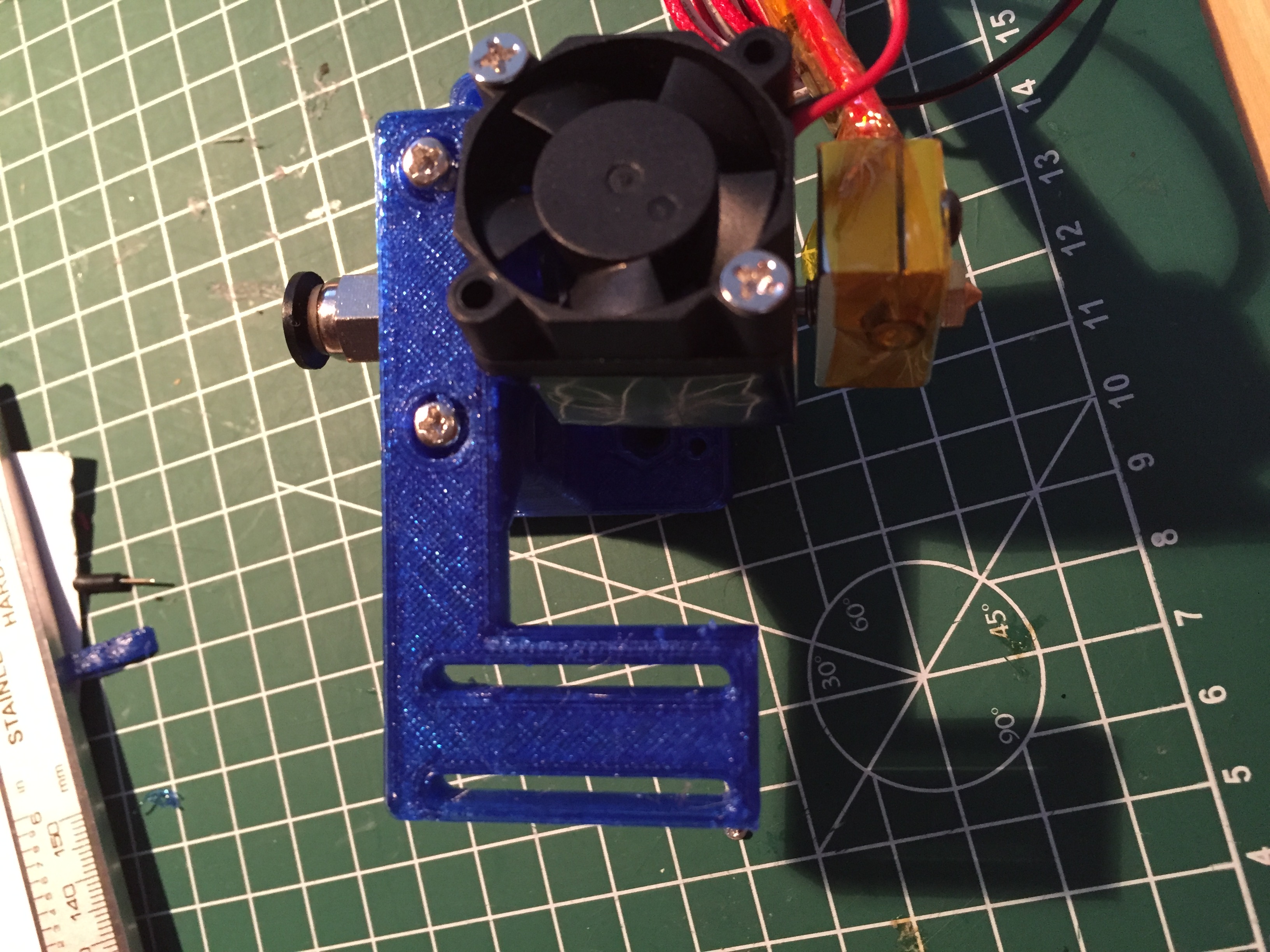 Bowden extruder inductance sensor mount PL-08N