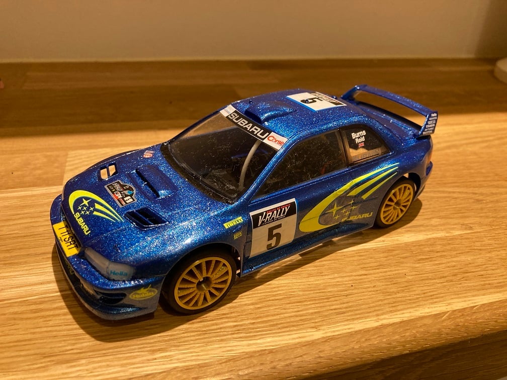 Tamiya 99´Subaru WRX rally 1:24 Kyosho Mini-z conversion