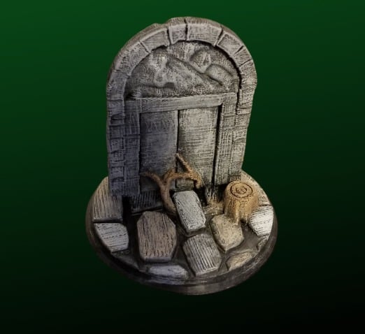 Fantasy Rooted Stone Door
