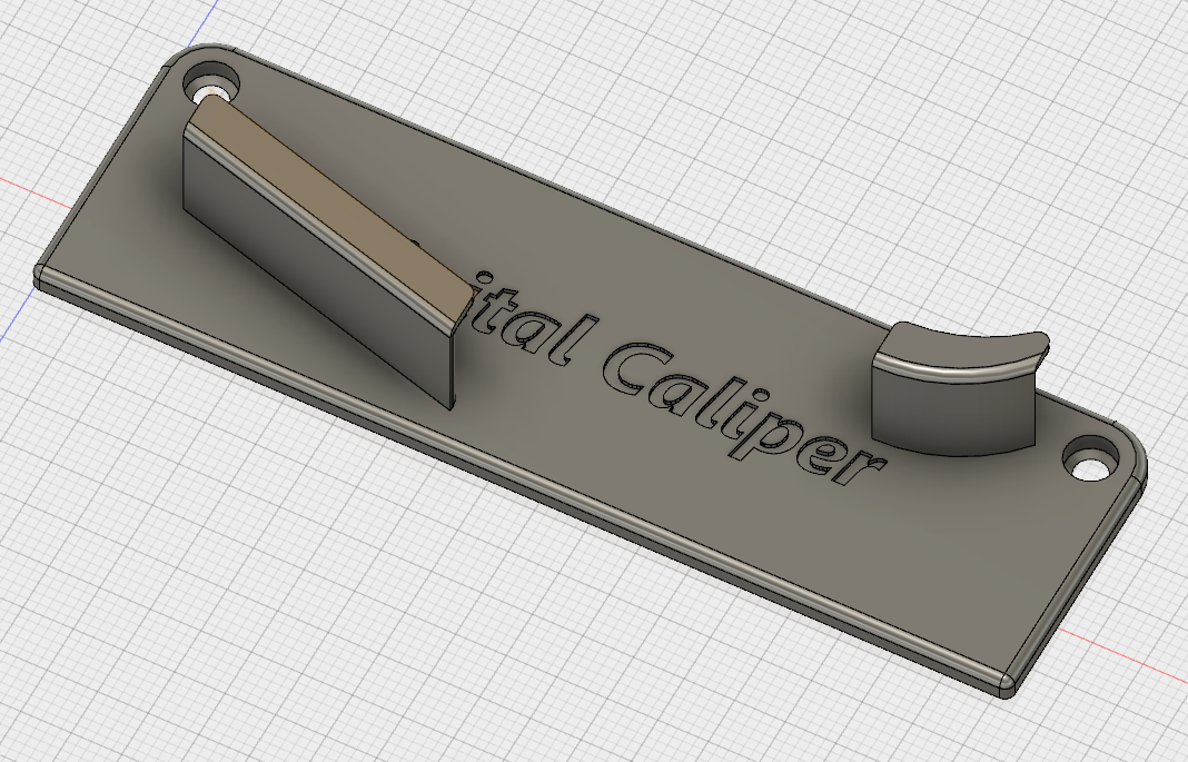 Digital Caliper Holder Wall Mount