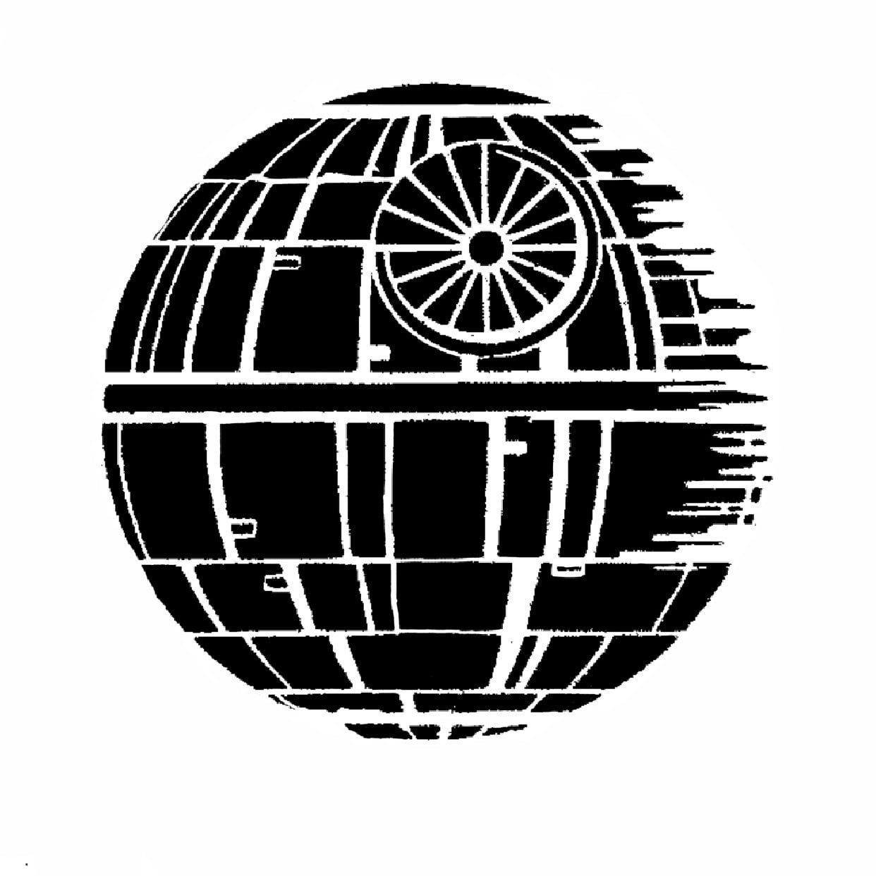The Death-star stencil