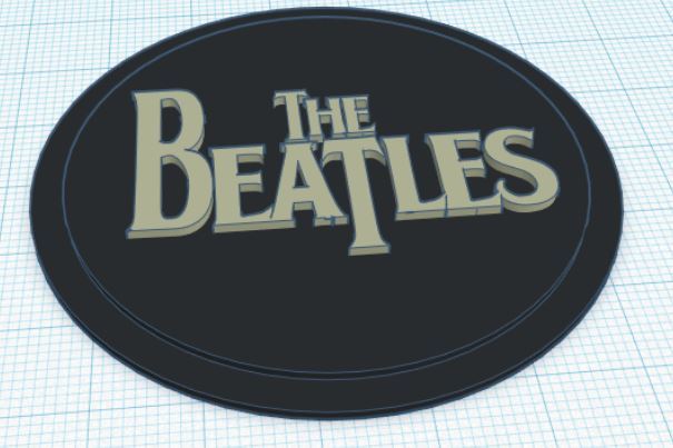 The Beatles Modular Logo Insert