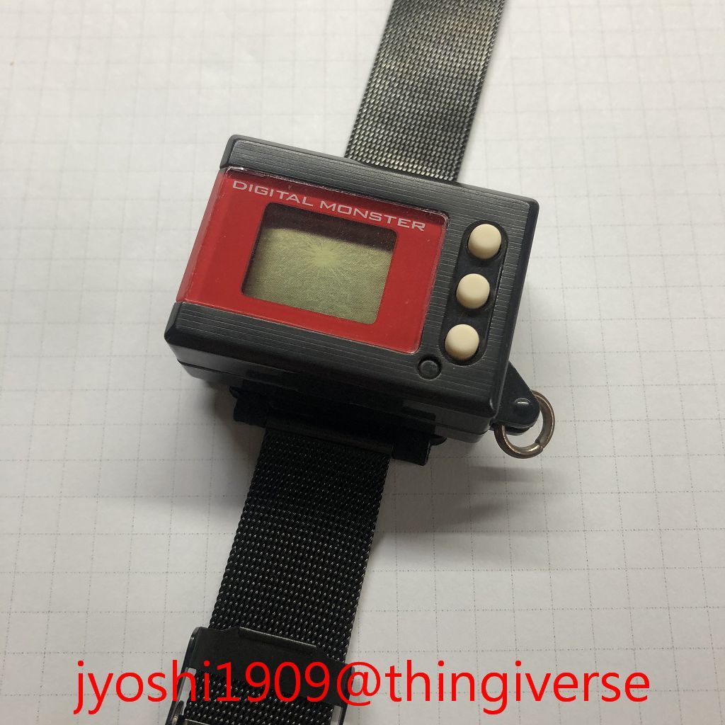 Digimon Mini Battery Cover Watch Band Adapter