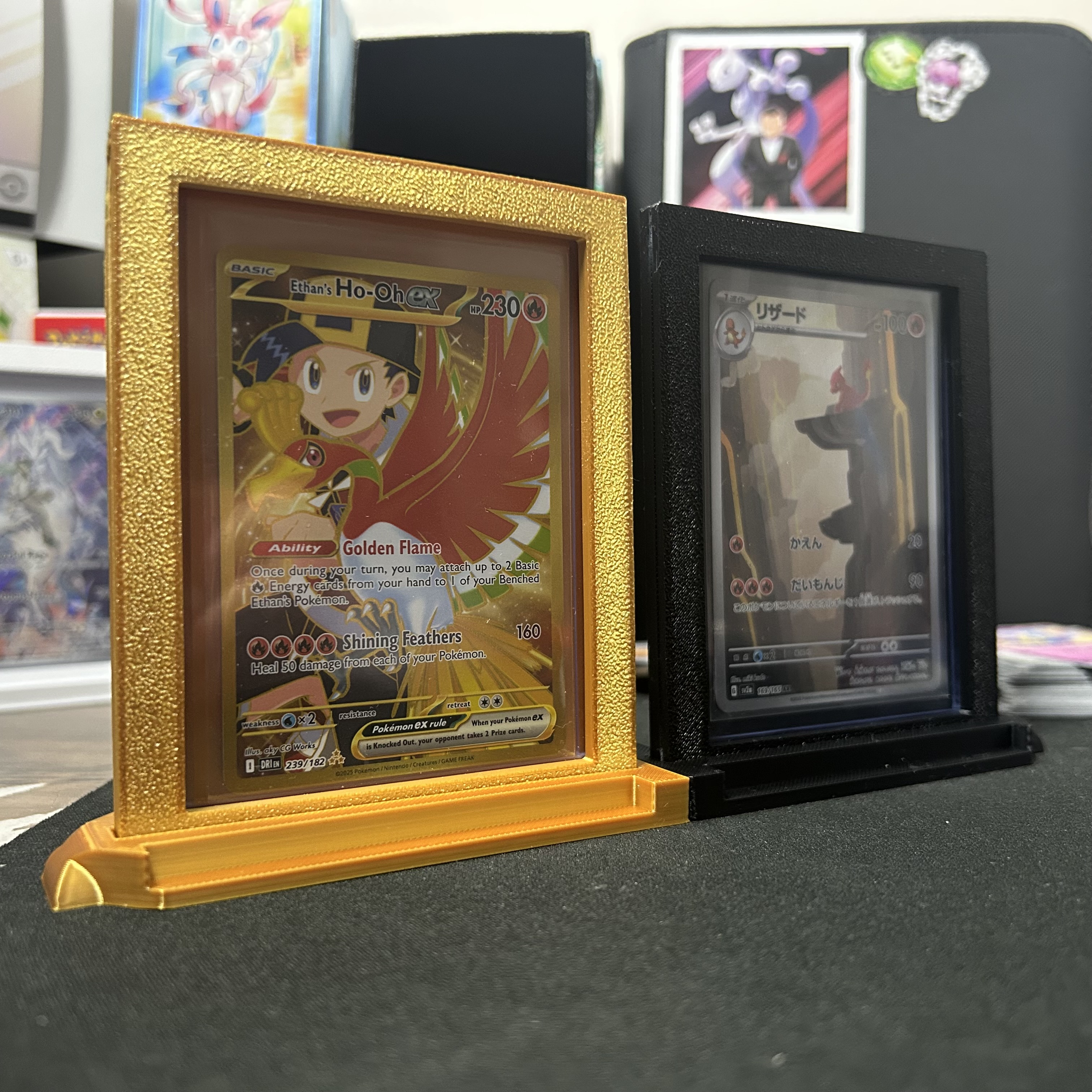 Trading Card Stand + Case