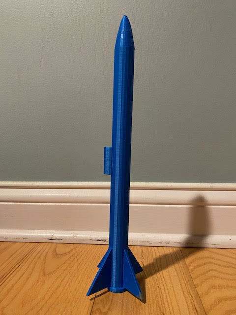model rocket for estes B and C sized engines