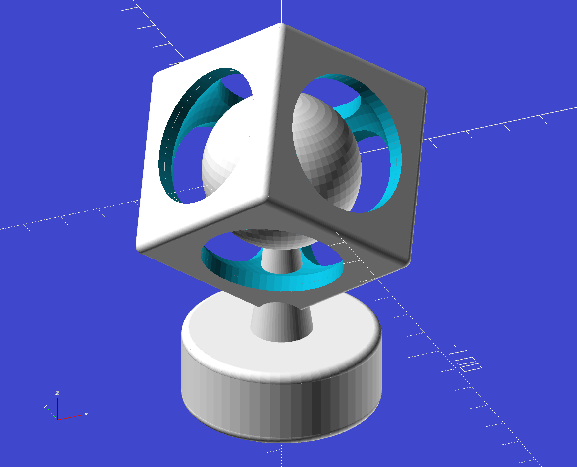 Ekobots - The sphere in cube.