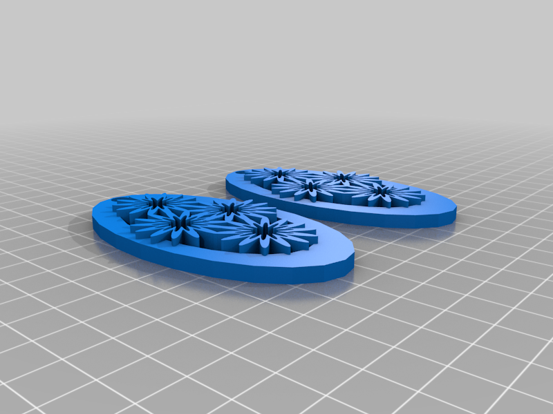 Flower Pattern Earrings