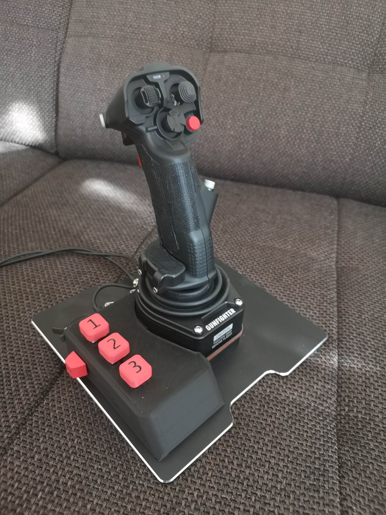 SCMC - Star Citizen Mining Controller - fit to VKB Gunfighter III Base