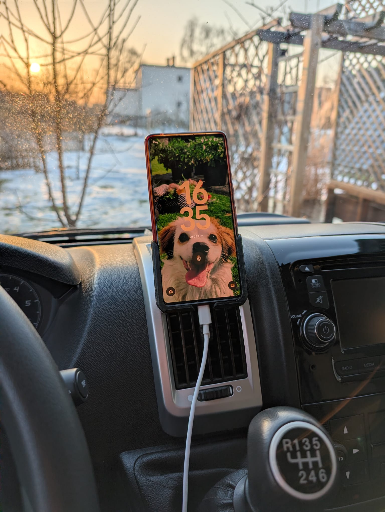 Phone holder for Ducato / Jumper / Boxer 2018