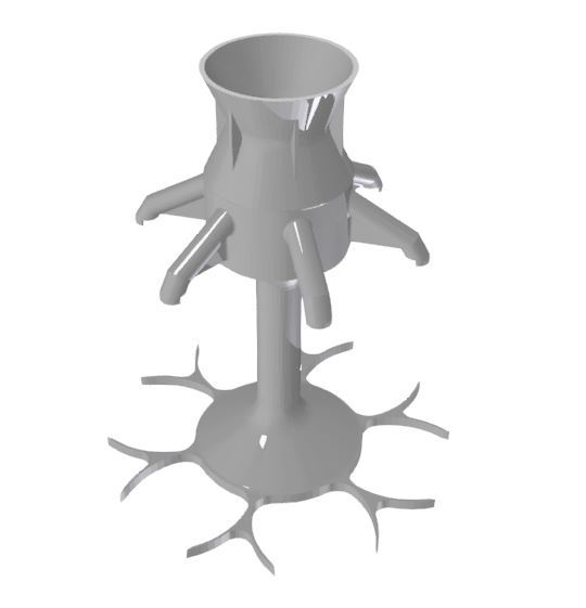 Shot dispenser with stand (6 arms) 