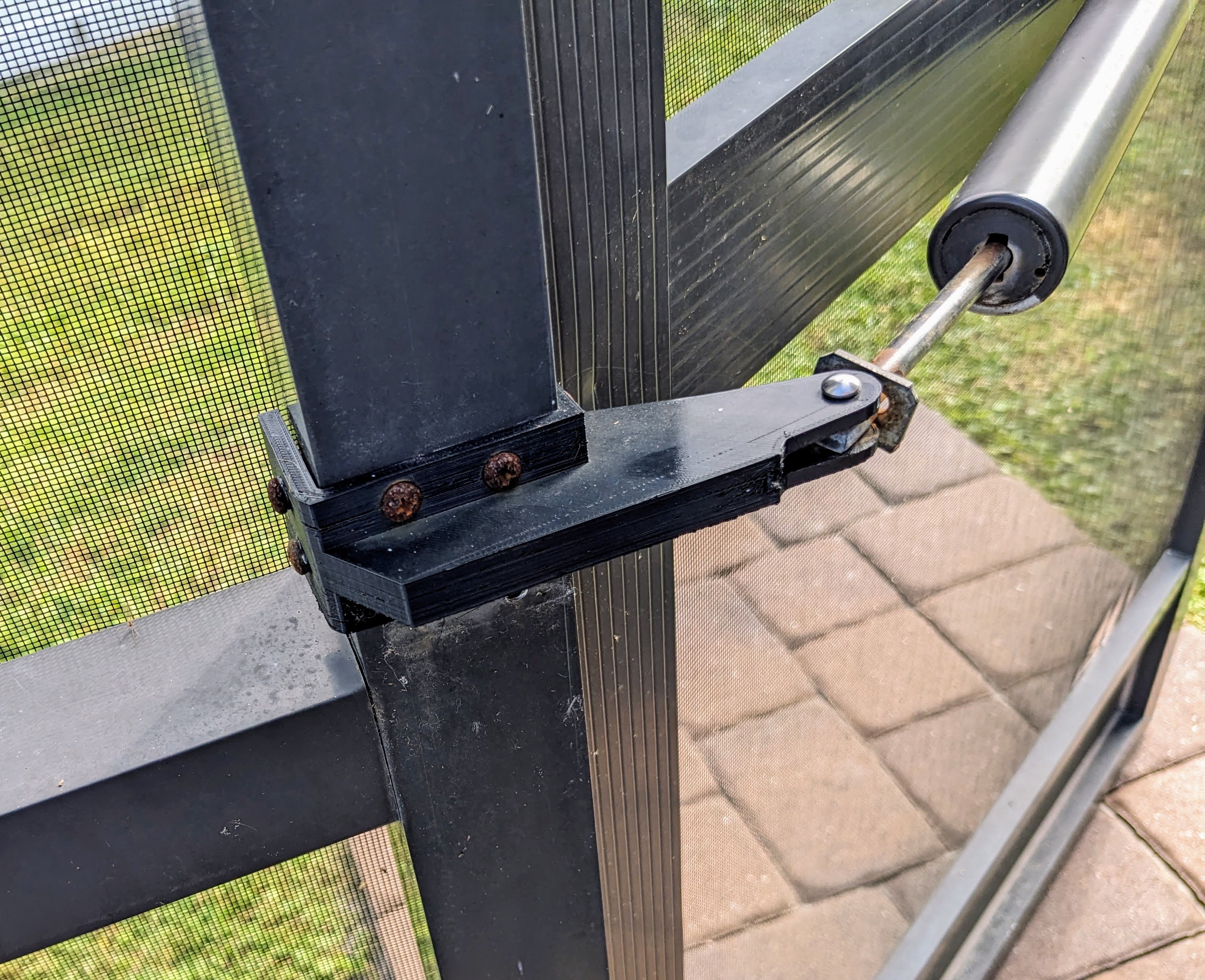 Screen Door Bracket Upgraded