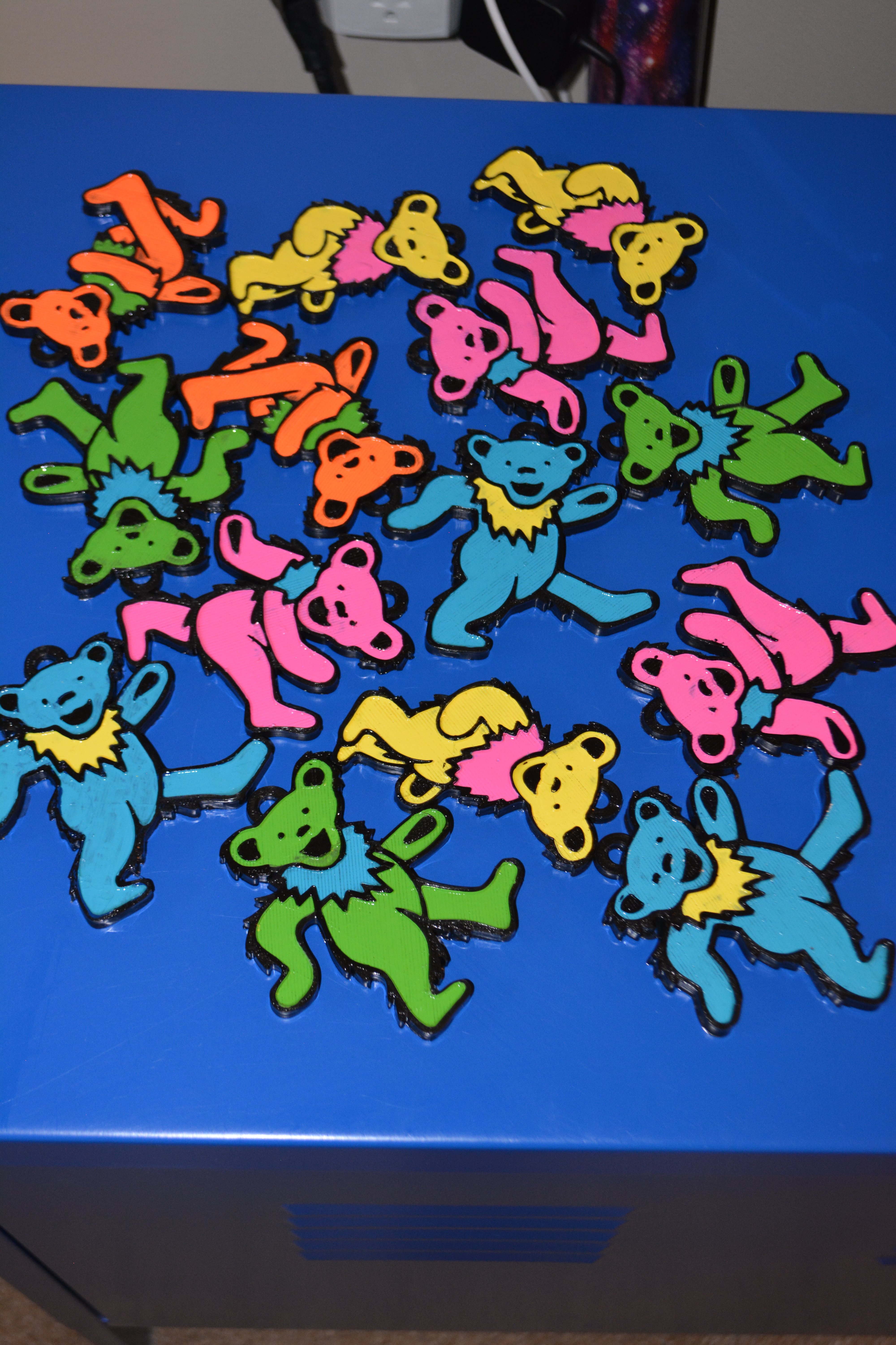 Grateful Dead Dancing Bears Pendants
