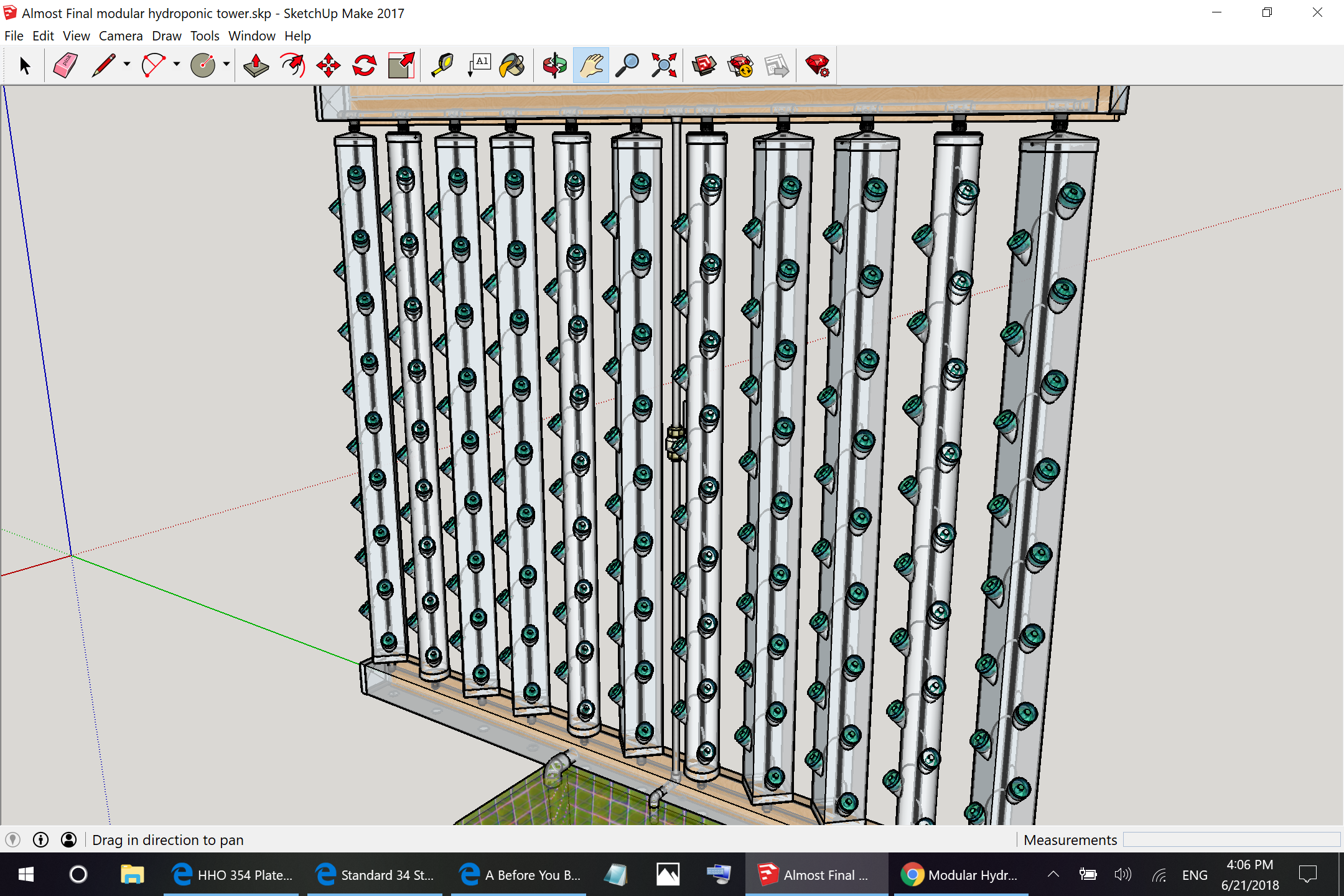 modular hydroponics tower