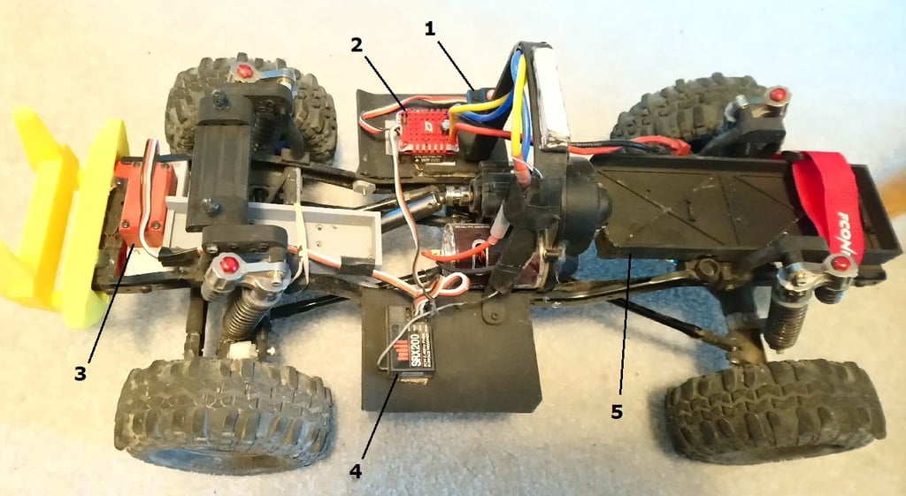 WLToys 12428 Crawler Conversion Chassis Parts