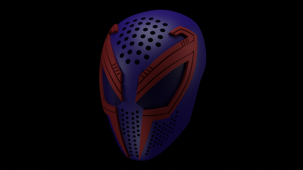 Miguel O'Hara Spider man 2099 Spiderman Miguel o hara Miles Morales Spiderverse Faceshell Mask
