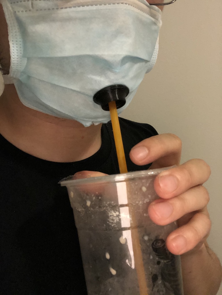 SPECIALTY BOBA STRAW ACCESS FOR FACE MASKS