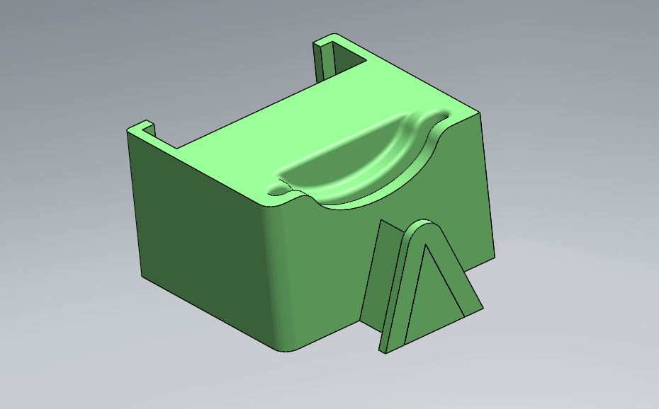 Scraper and Cutter Holder for Ender 3 - on spool holder