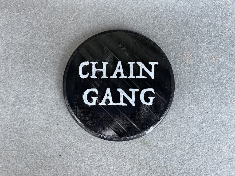 Disc Golf Mini Marker (Chain Gang)