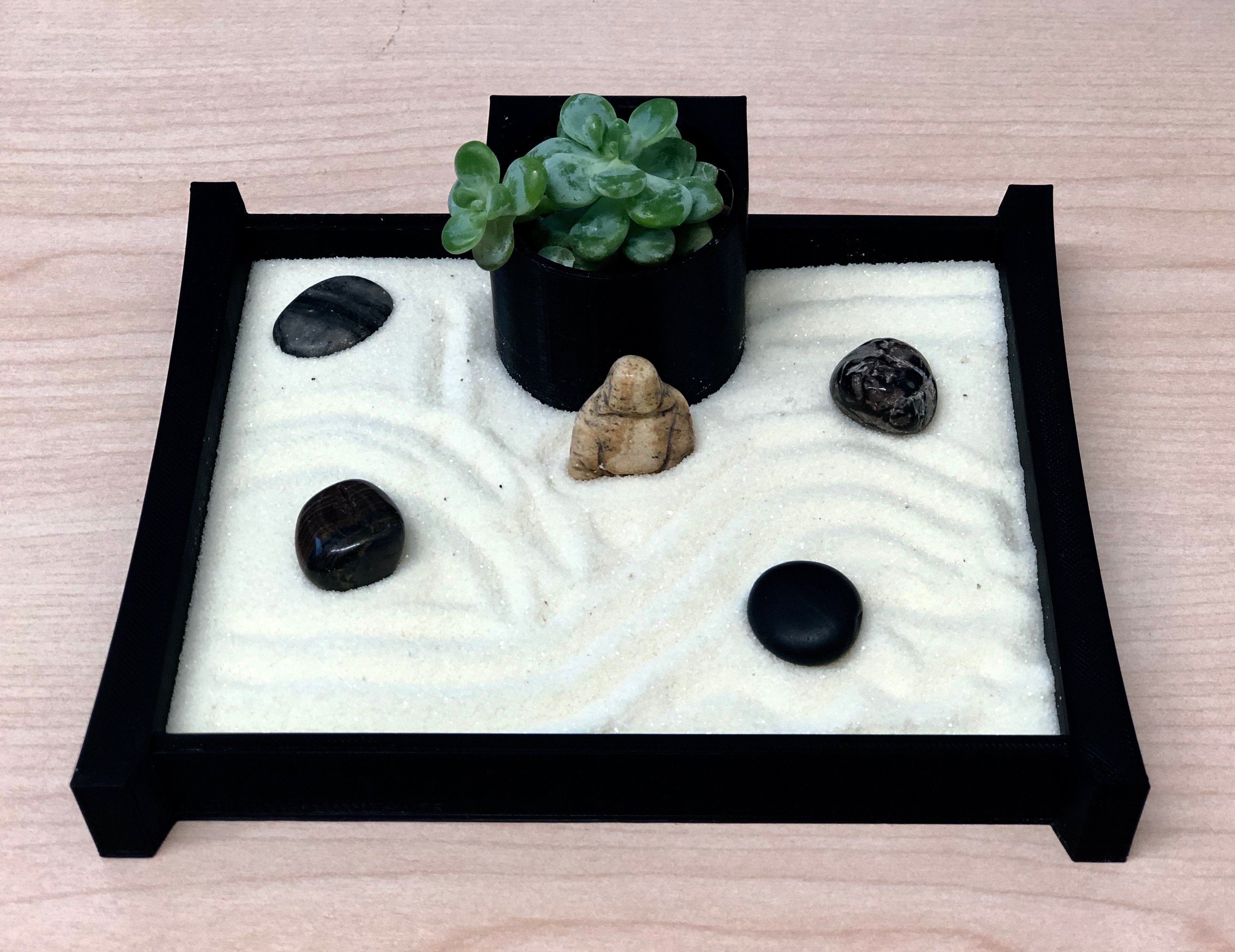 Desktop Zen Garden with Planter