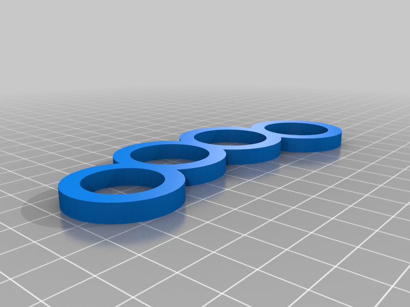 3D Printed Brass Knuckles