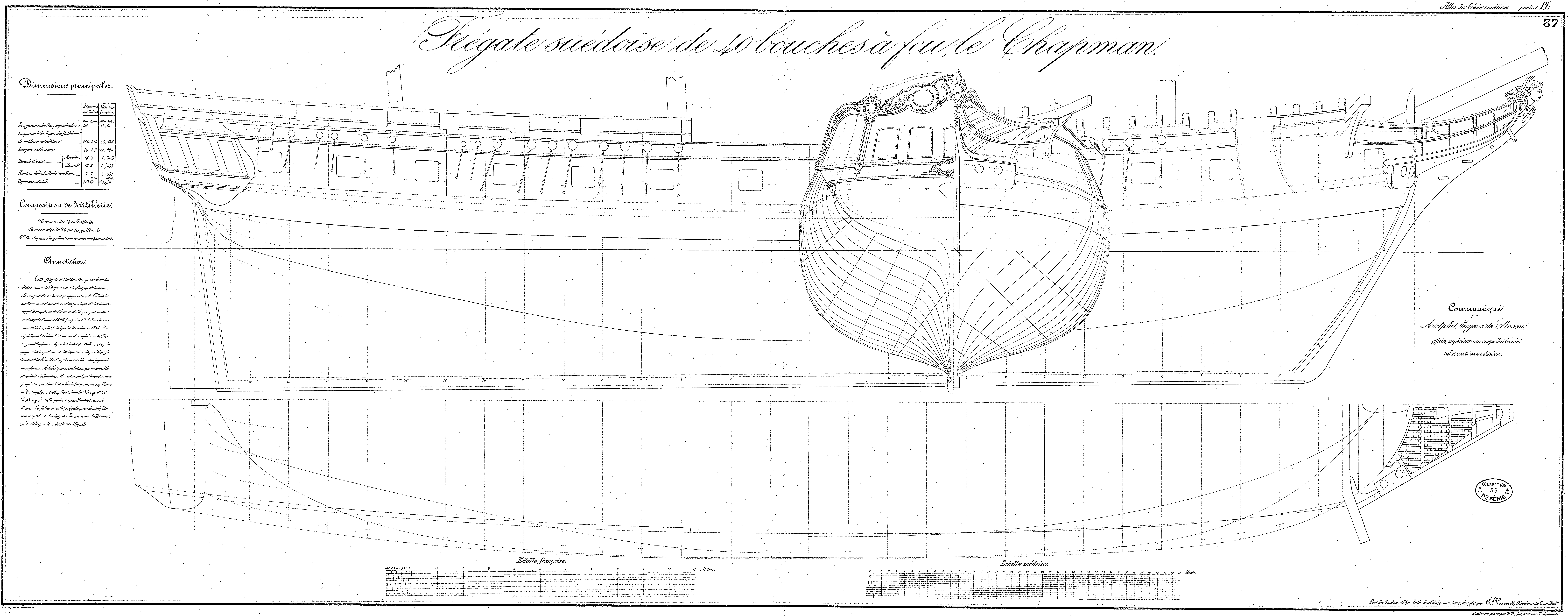 barco   fregate chapman 40