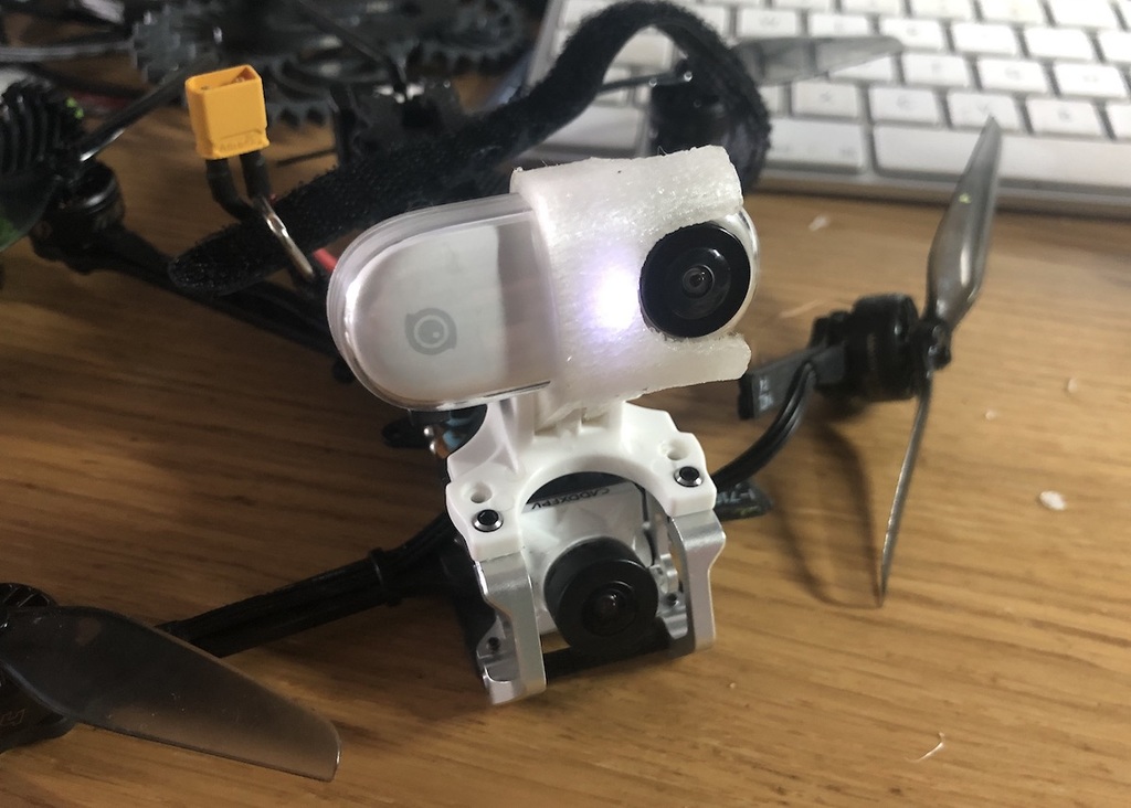Insta360go to GoPro mount with lens protector