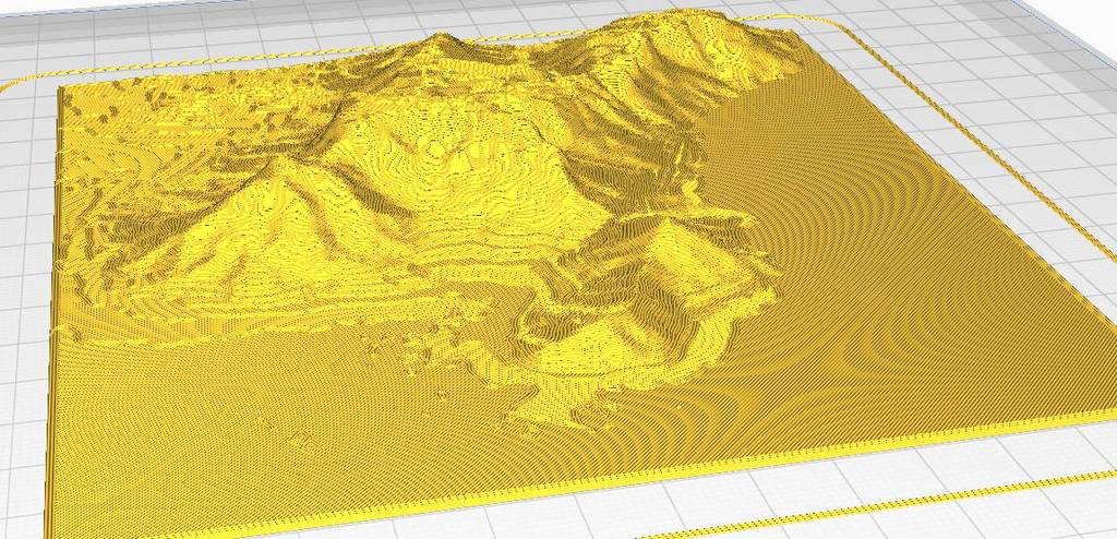 Table Mountain Topographic Model/Map