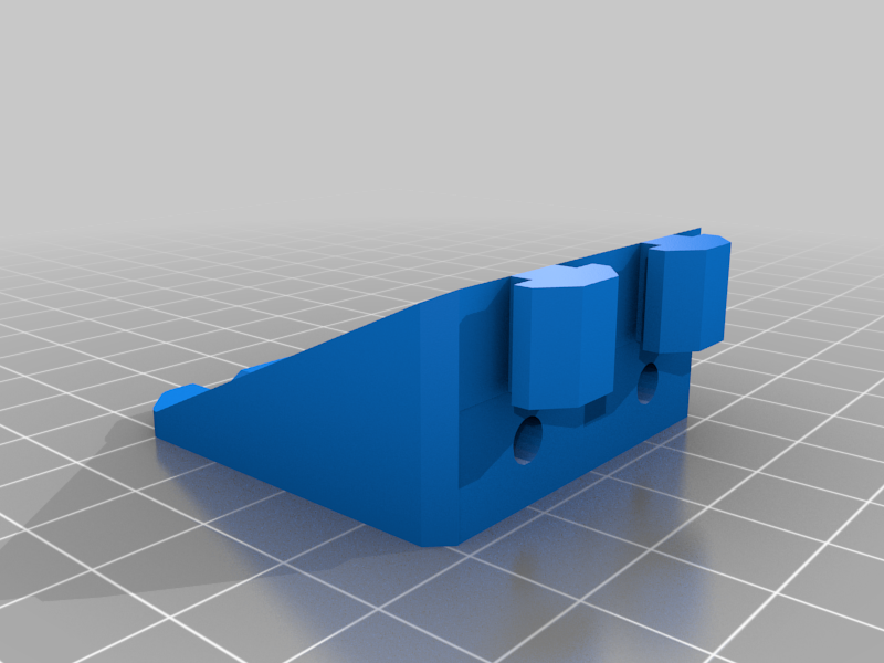 Ender 3 Z motor/stepper mount with t nut and flat extrusion top