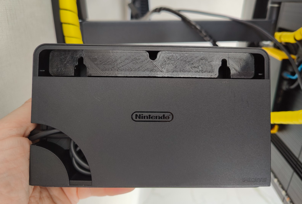 Nintendo Switch OLED Dock Station invisible wall mount 