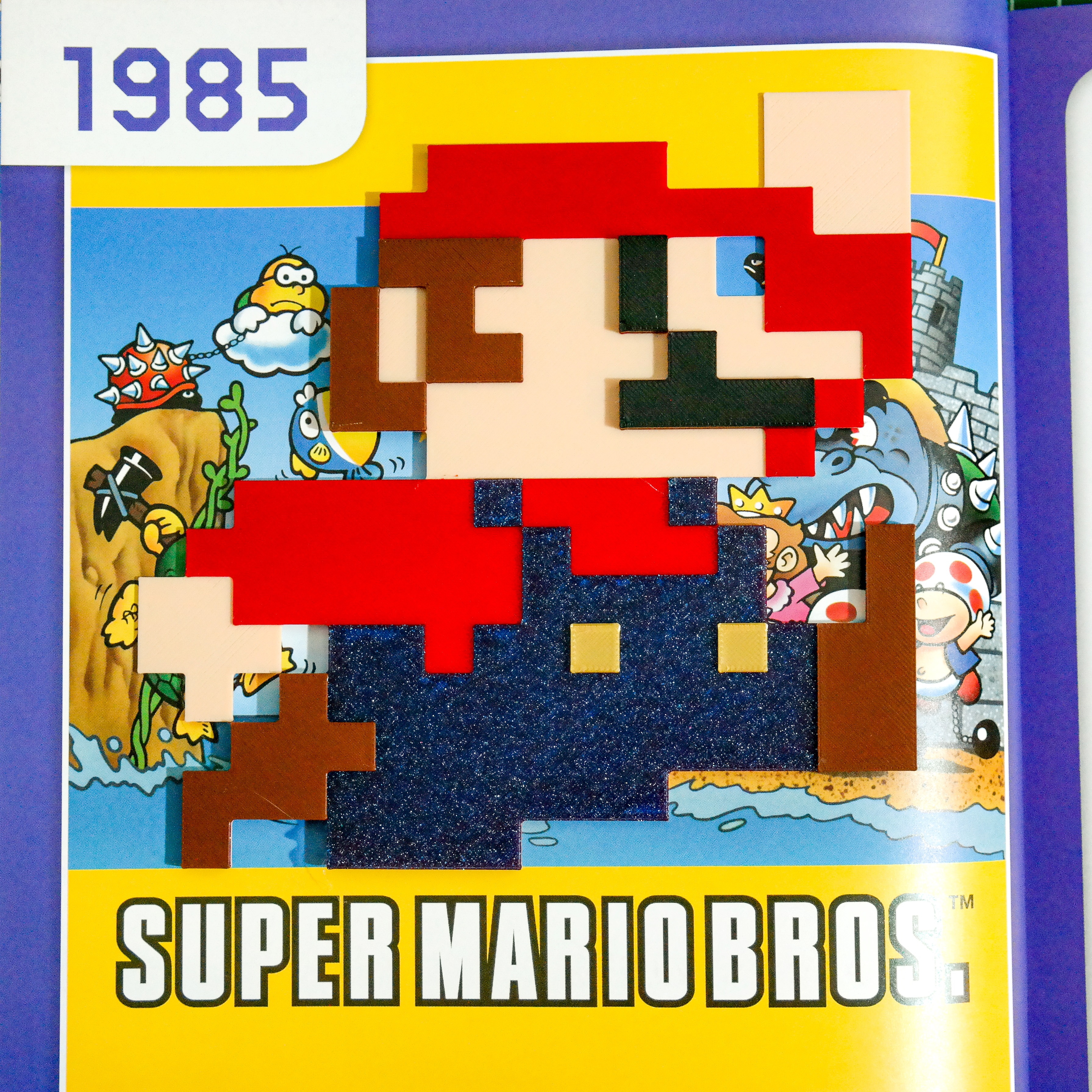 8-Bit Jumping Super Mario Wall Art