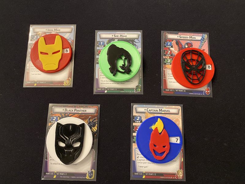 Marvel Champions Character Dials