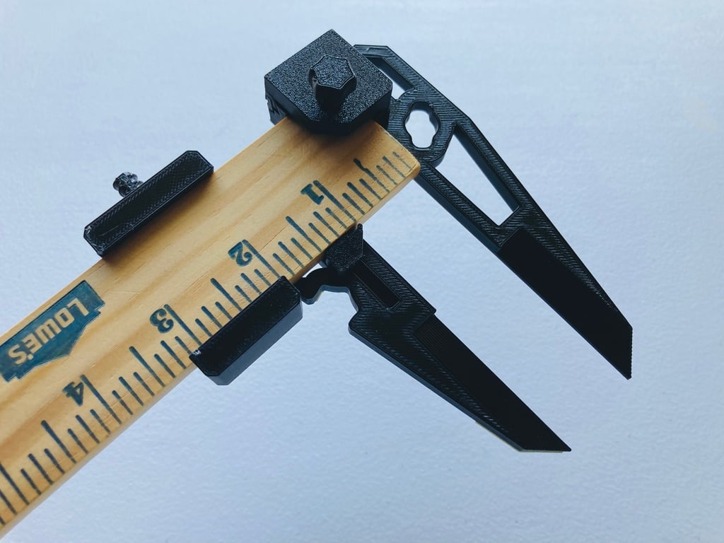 SN-2 Large Calipers - Yard/Meter Stick Attachment