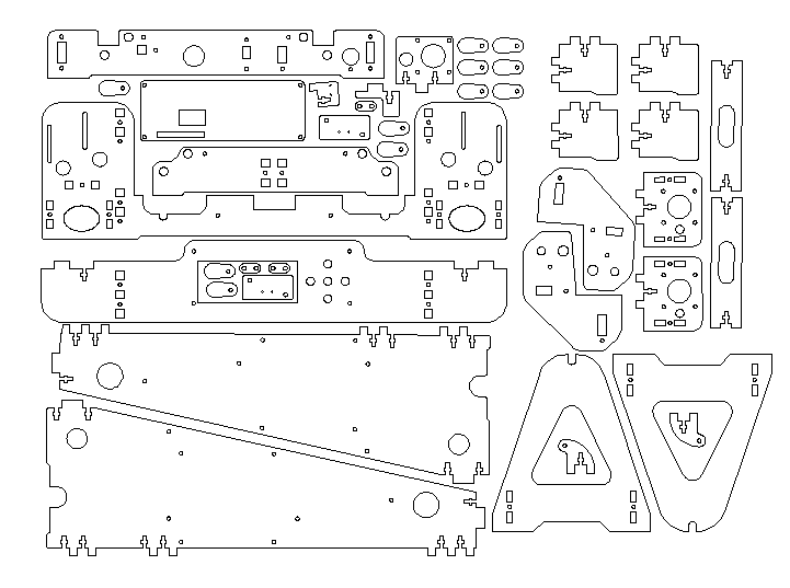 Anet A8 Frame Acrylic MDF Laser/CNC cut