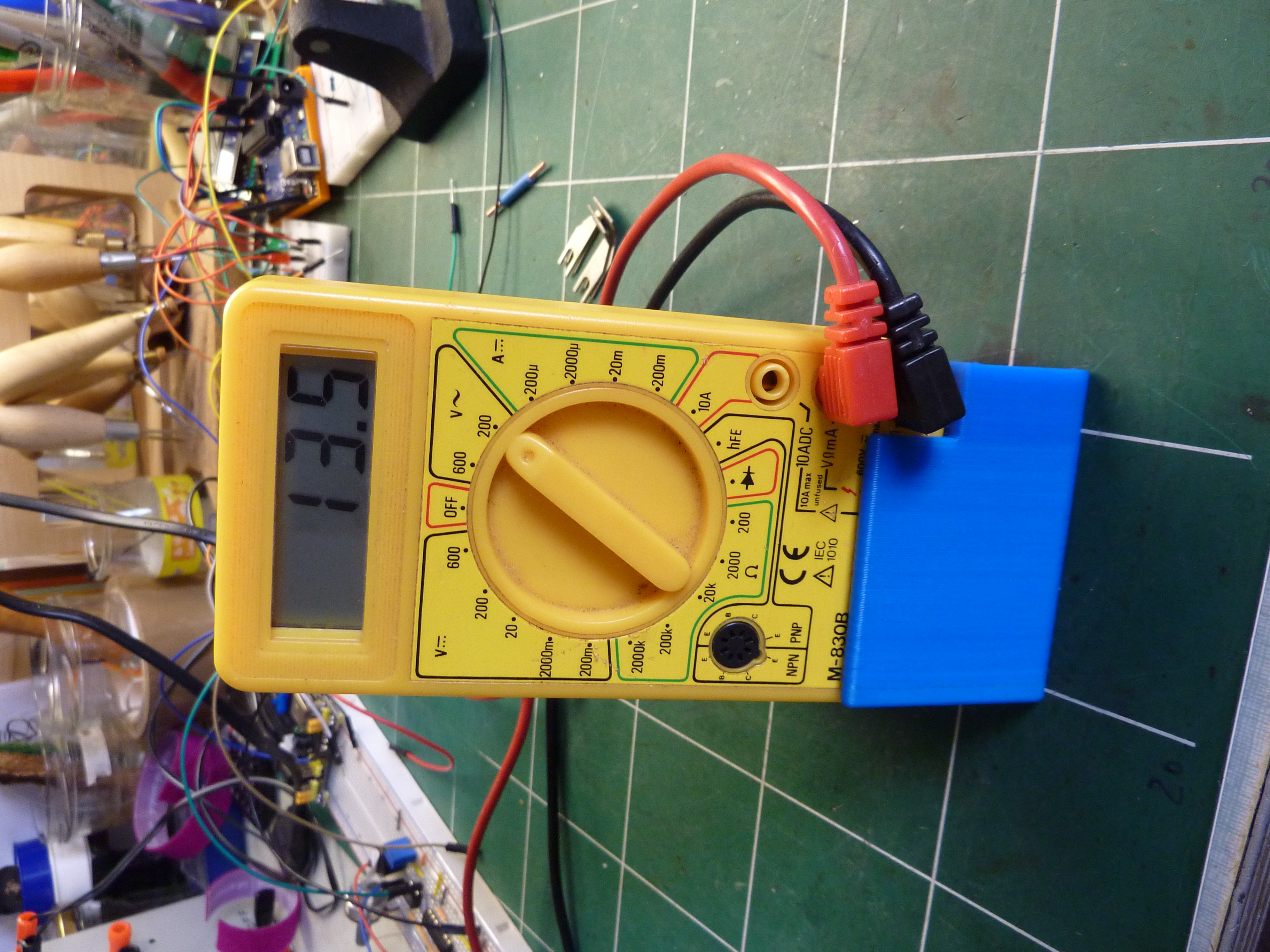 Multimeter holder - rounded edges