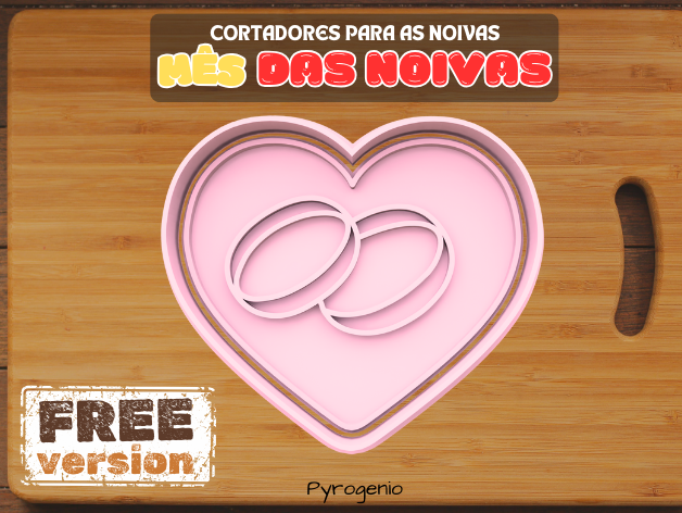 Bridal Month Heart Cookie Cutter