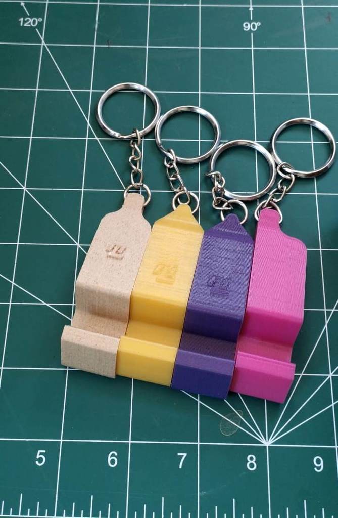 Mobile holder/stand key chain