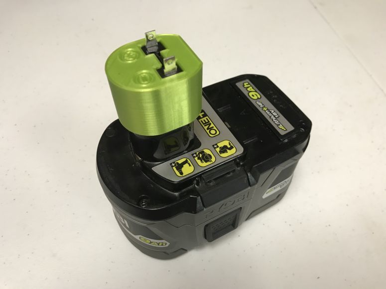 Ryobi 18V Battery Mini Clip for DIY Projects