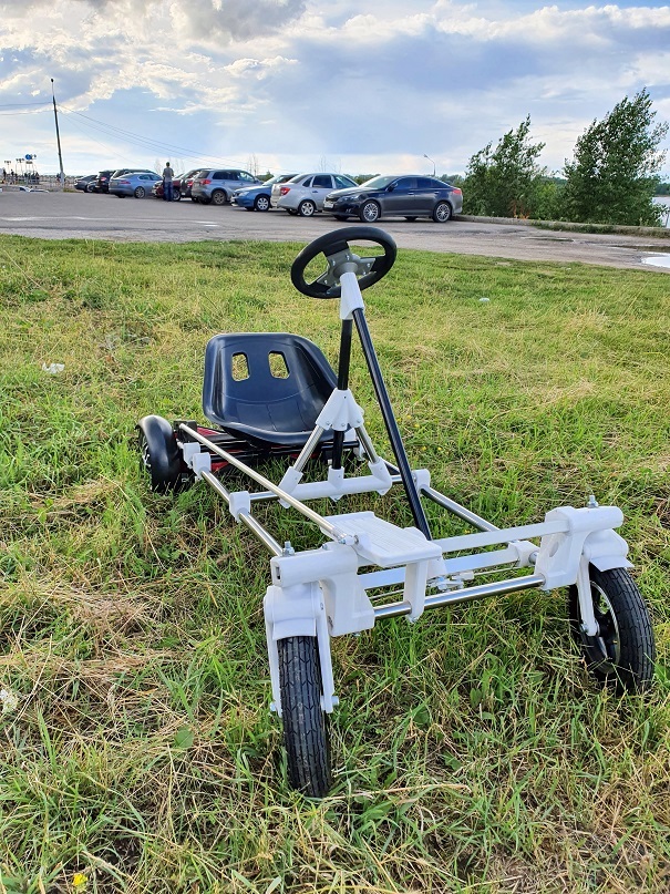 Electro car (self-balancing scooter + 3D print)