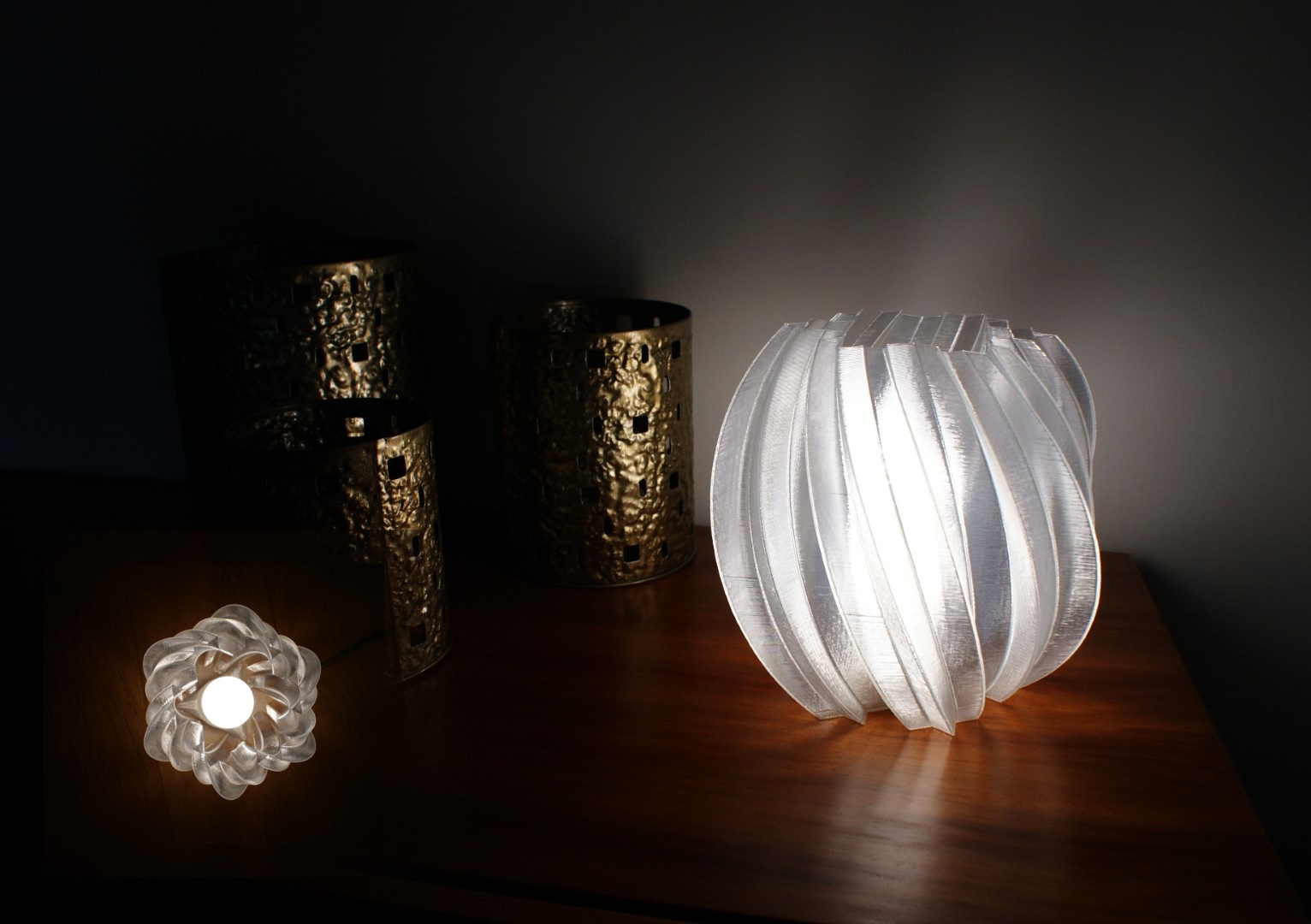 von Koch fractal vase - lamp