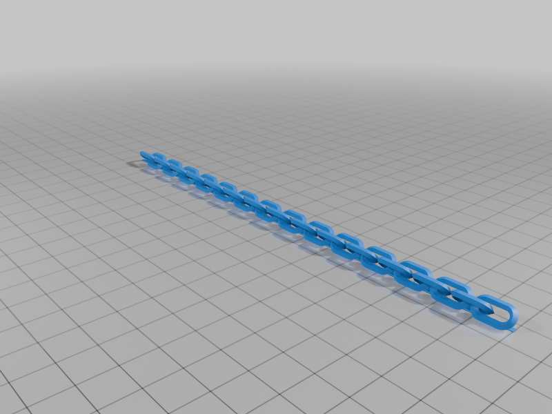 Linked Chain Generator, Easy FDM Print