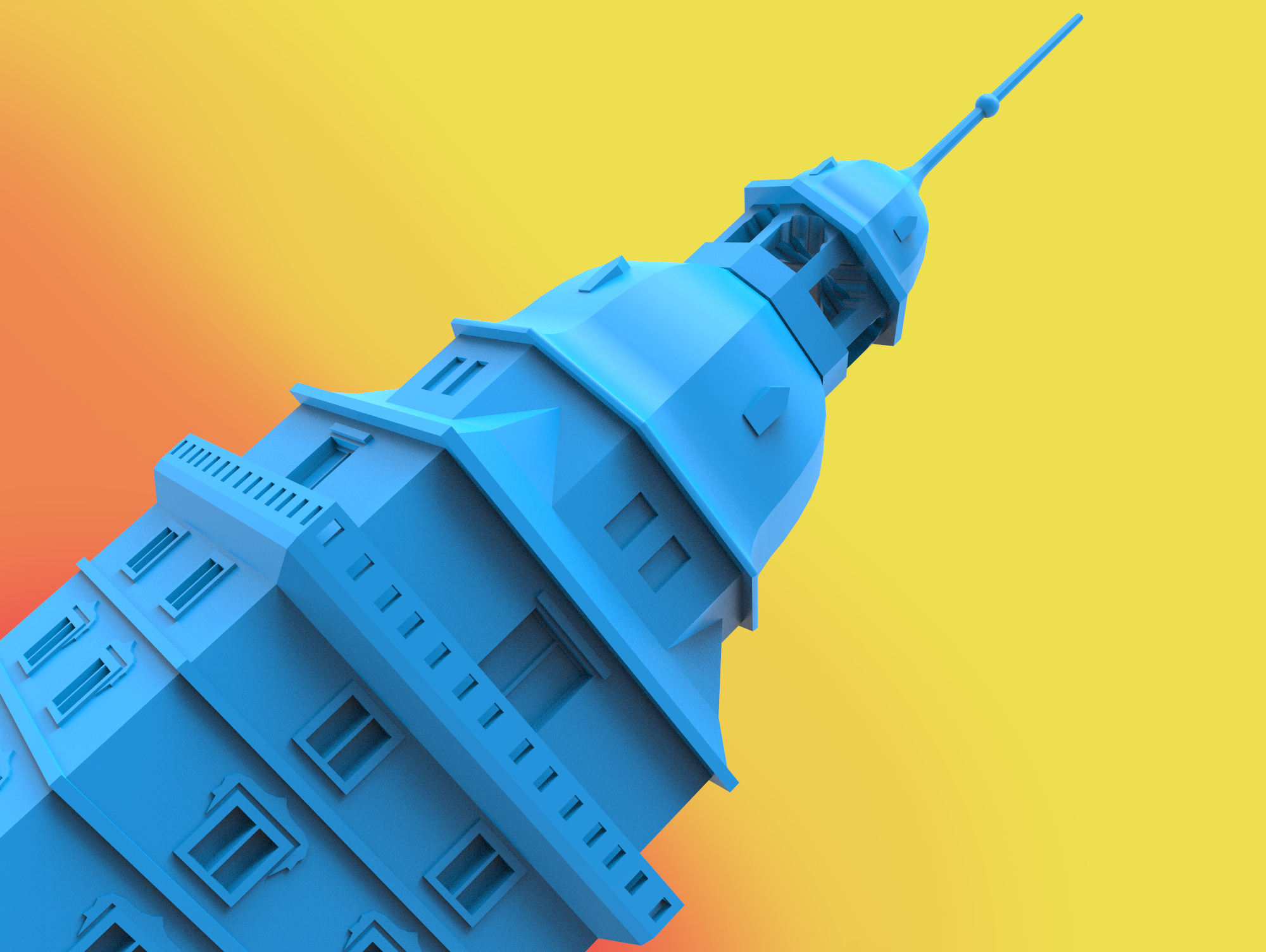 Bavarian Castle / Tower / Glockenturm
