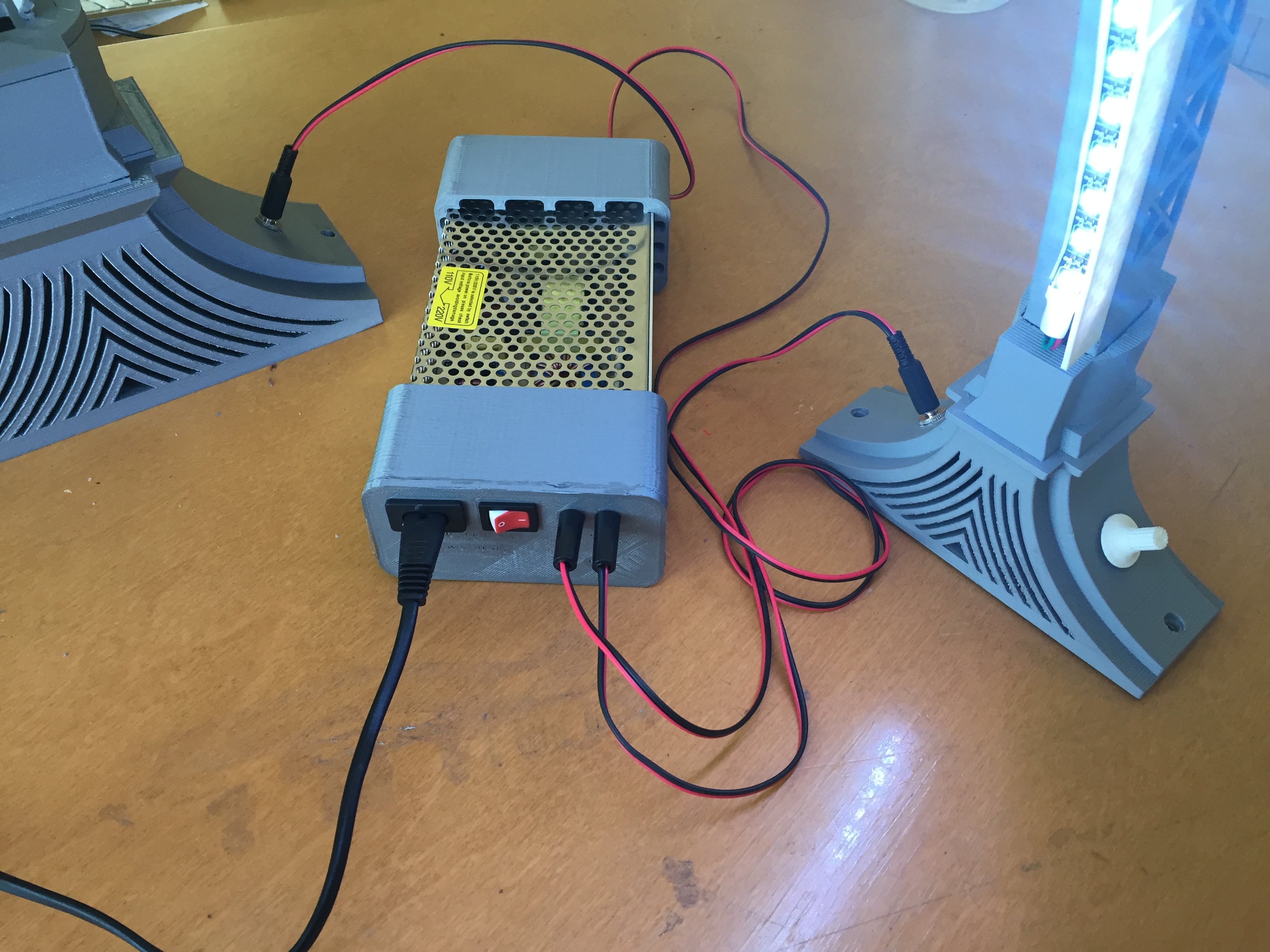 Led bridge lamp PSU covers