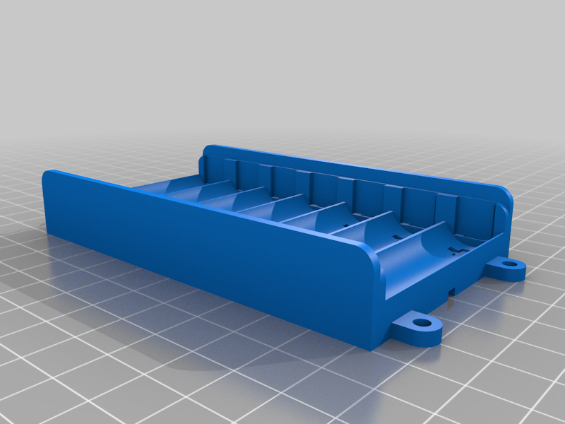 My Customized Parametric Spring Contacts Battery Box for AA Cells