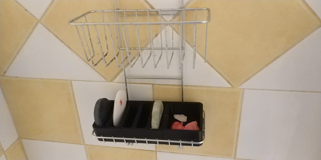 Ikea KROKFJORDEN immeln shower caddy soap LUSH platform