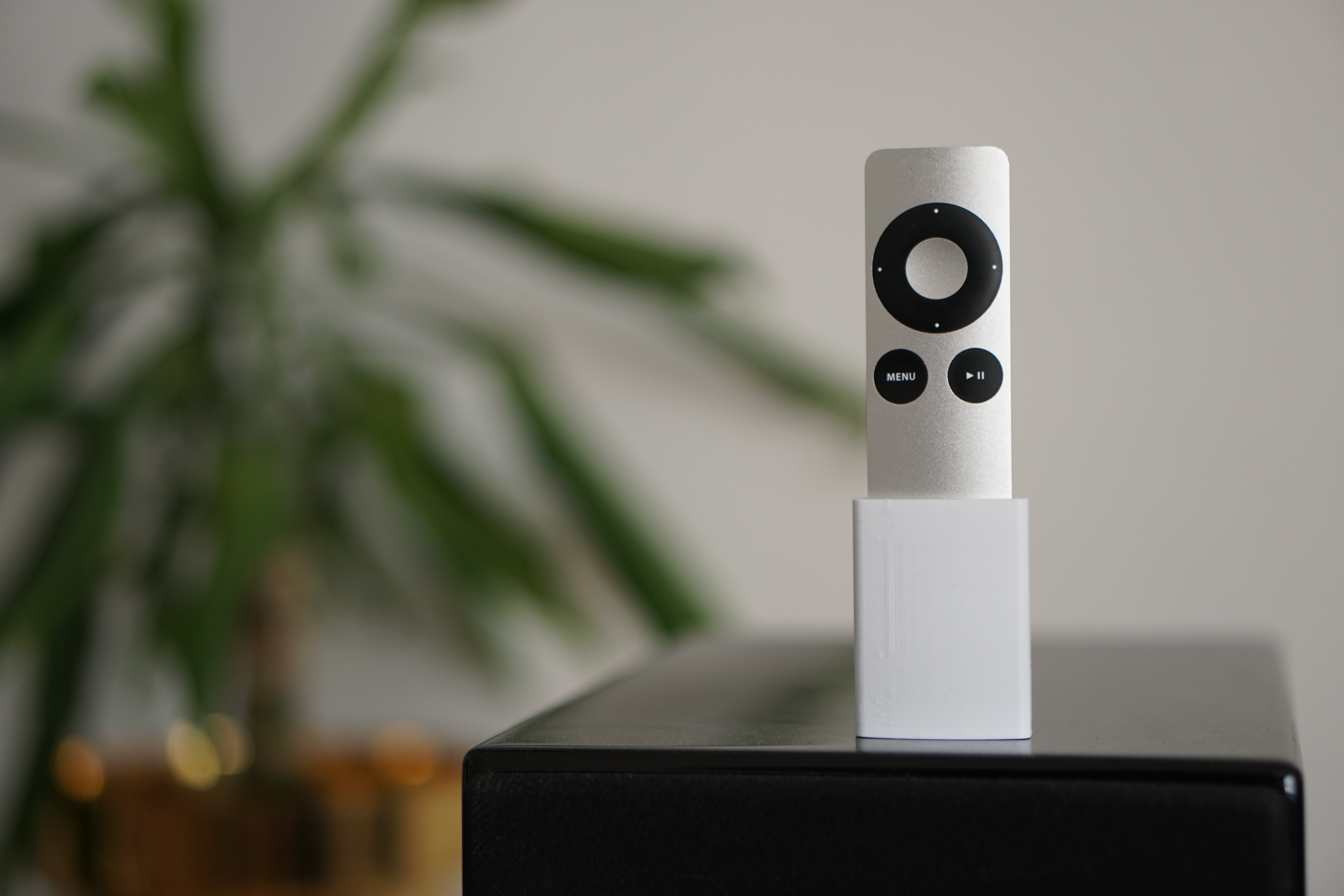 Apple TV remote cradle