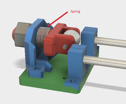 Flsun Cube Printer X-axis Belt Tensioner Upgrade