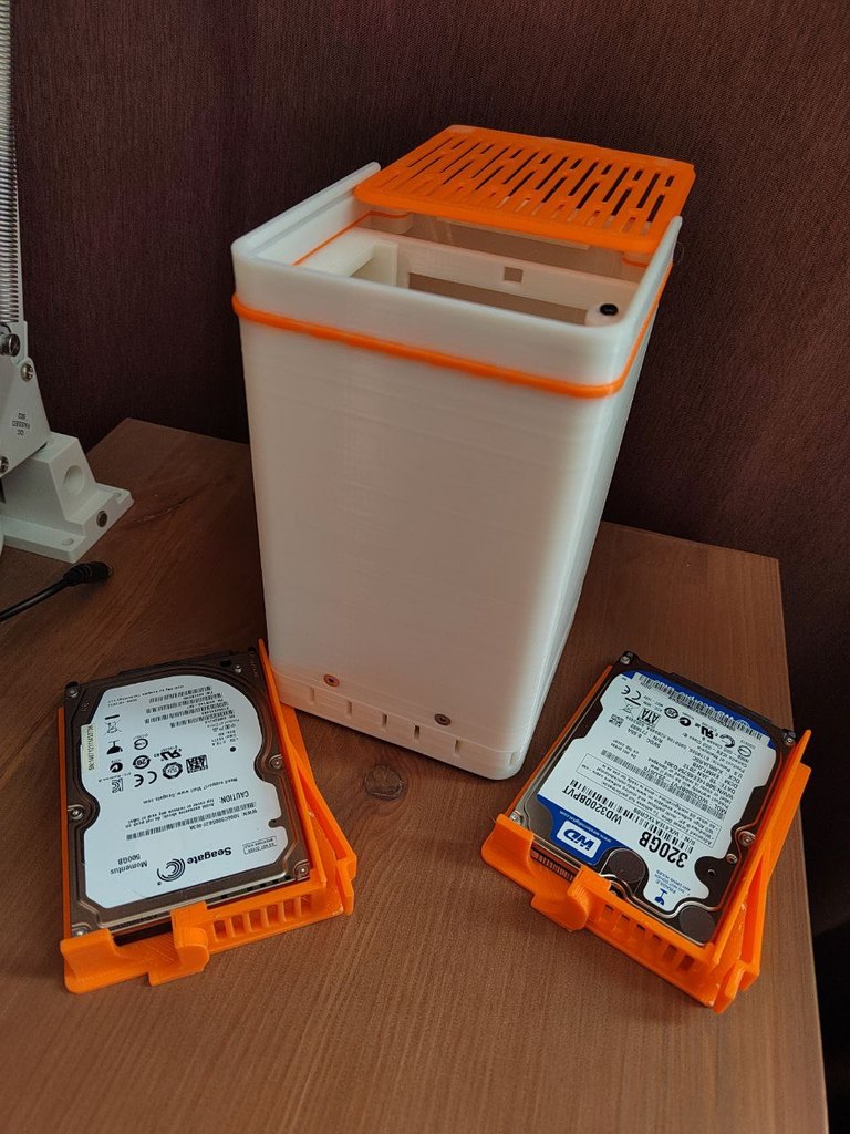 NAS Case for ODROID-HC4 (only for 2.5 disks)