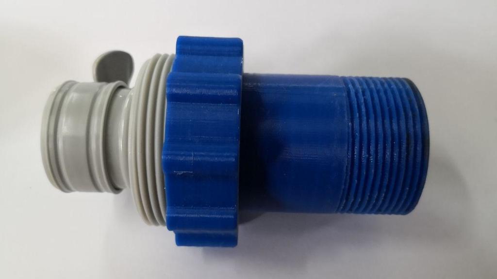 Intex adapter to standard 1 1/2 Inch pipe thread (BSP)