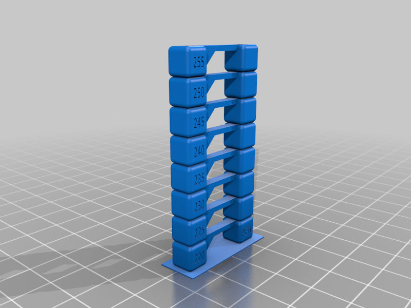 A FASTER TEMP TOWER (ABS, PLA, PETG, TPU)